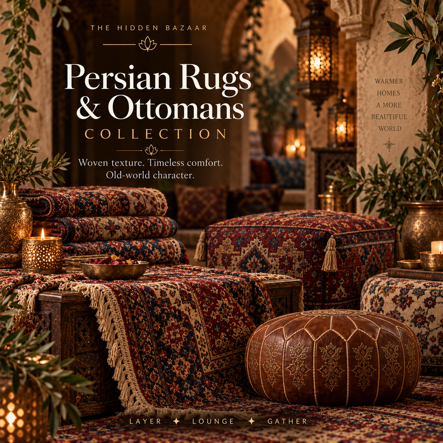 PERSIAN RUGS & OTTOMANS