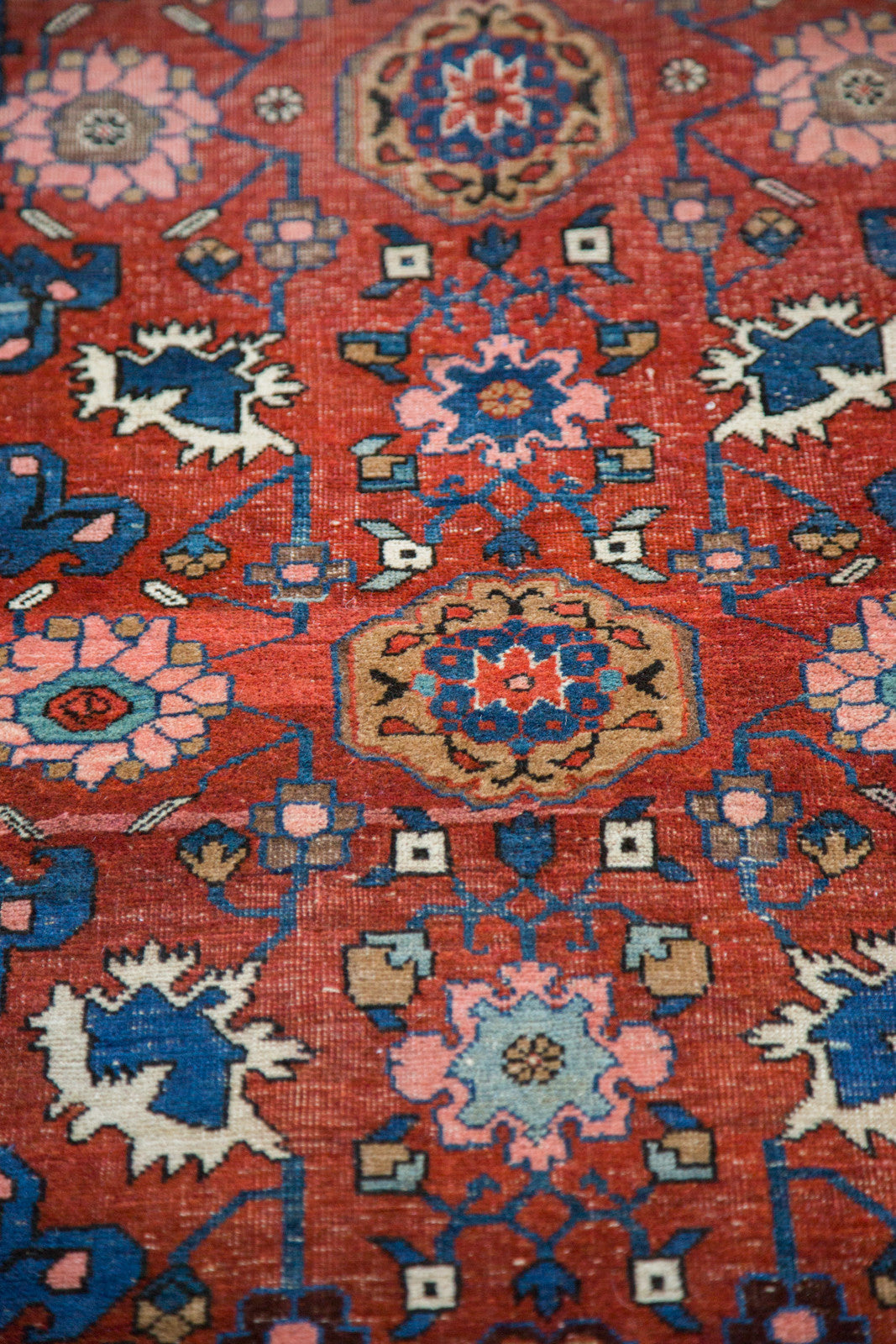 4.5x7 Antique Persian Bijar Area Rug