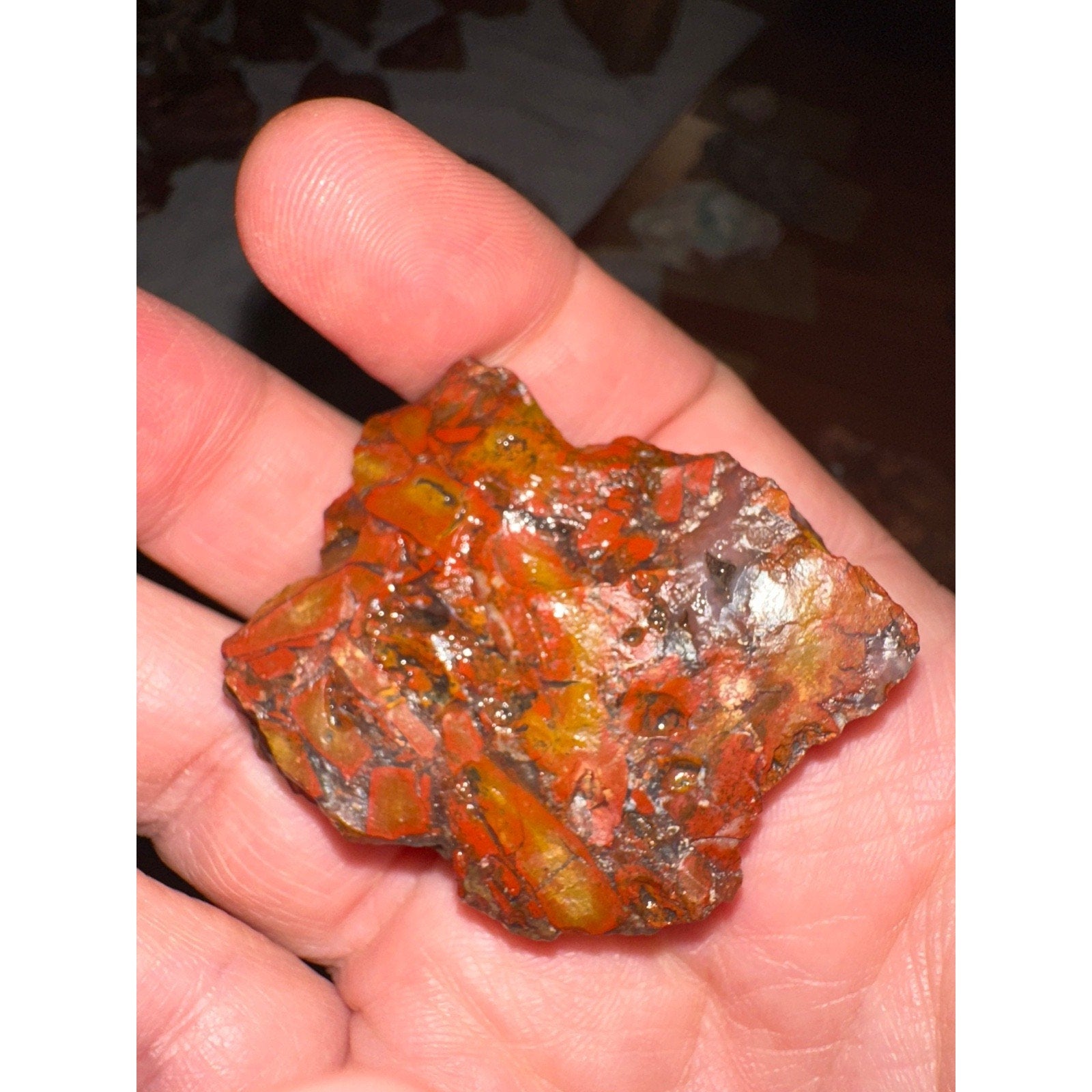 Bulk Red Jasper Rough Stone 1 lb – Select Lapidary Rock – Tumbling (5-9 Peices)