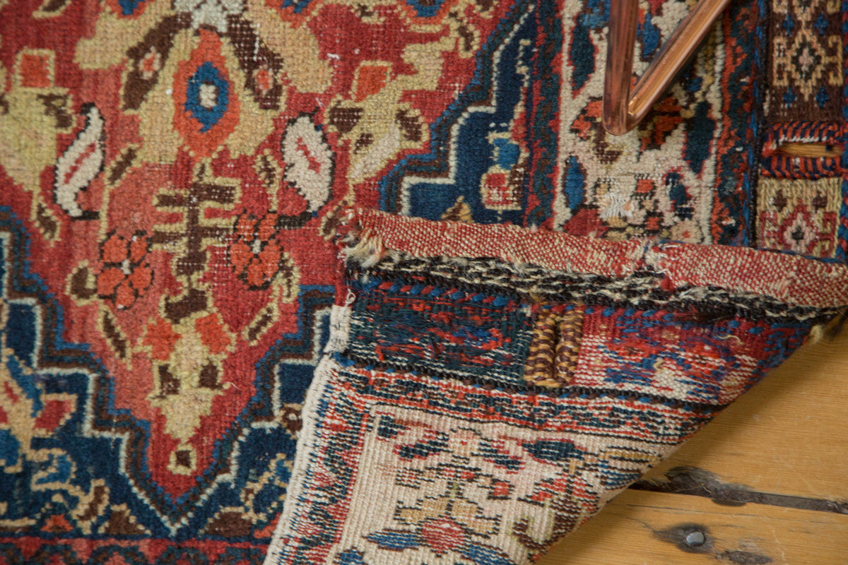2x2.5 Antique West Persian Square Bag Face Rug Mat