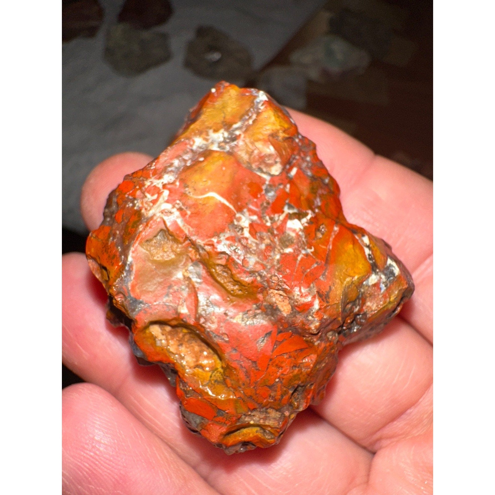 Bulk Red Jasper Rough Stone 1 lb – Select Lapidary Rock – Tumbling (5-9 Peices)