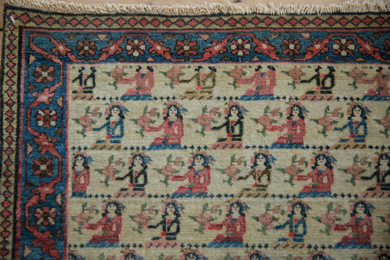1.5x2.5 Vintage Bagface Northwest Persian Rug Mat