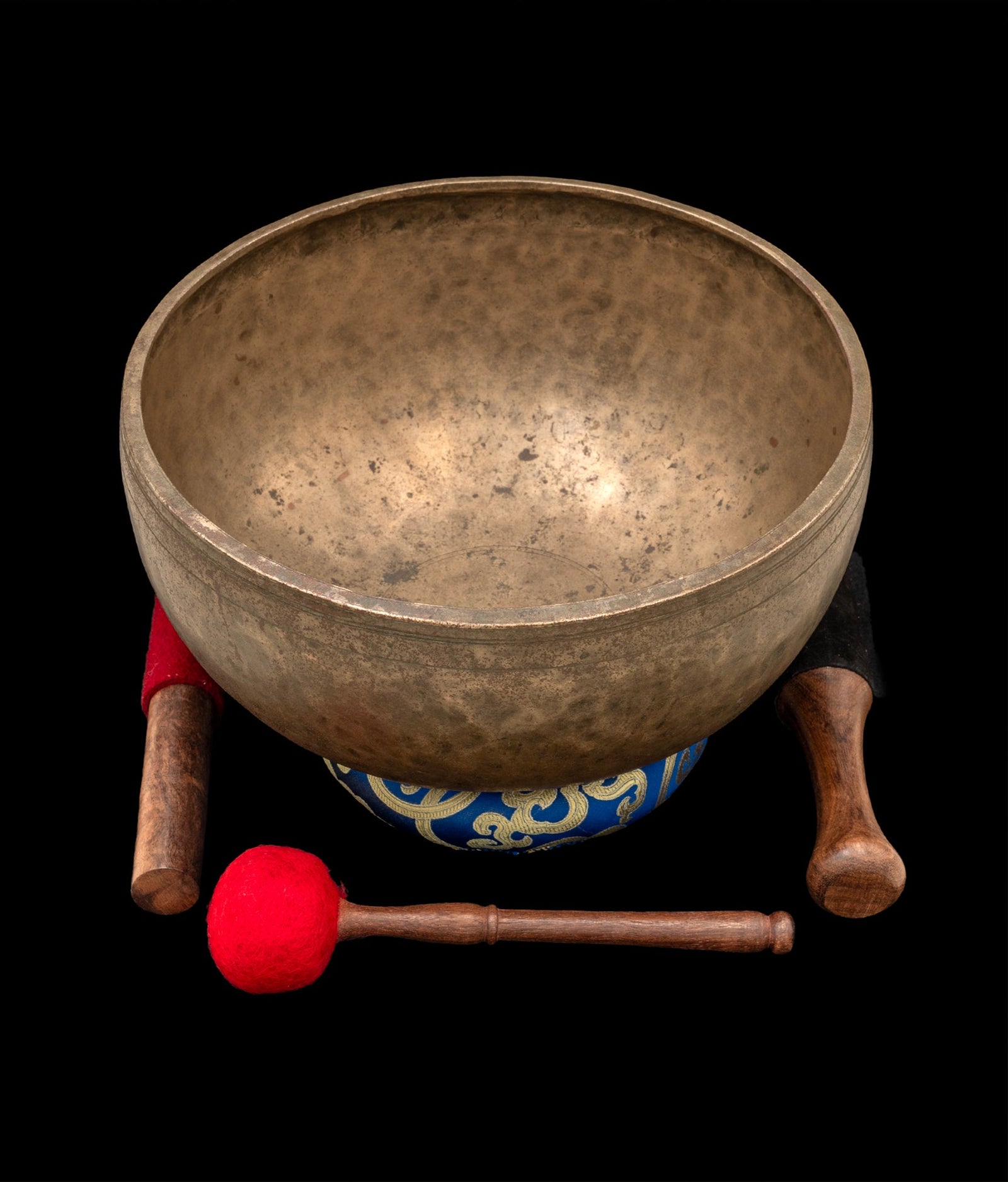 Antique Jambati Singing Bowl C 133Hz 11.25" A15859