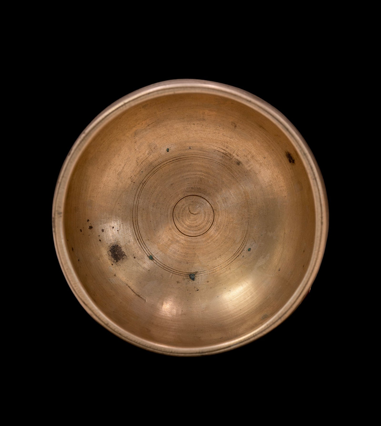 Antique Void Singing Bowl F#5 725Hz 4 1/2" A16287