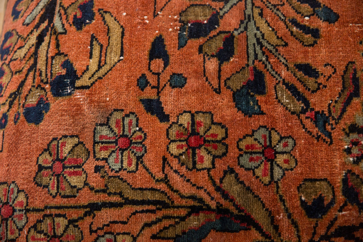 Vintage Persian Rug Ottoman Coffee Table