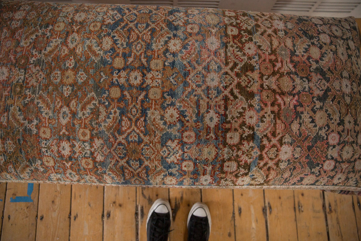 Vintage Persian Rug Ottoman Coffee Table