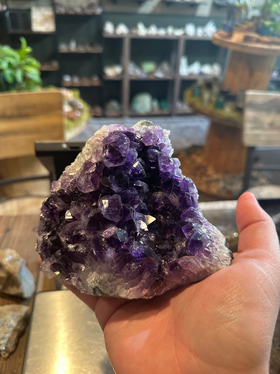 Royal Velvet Amethyst Cluster | Deep Purple Crystal Specimen | 40.1 oz — image 1