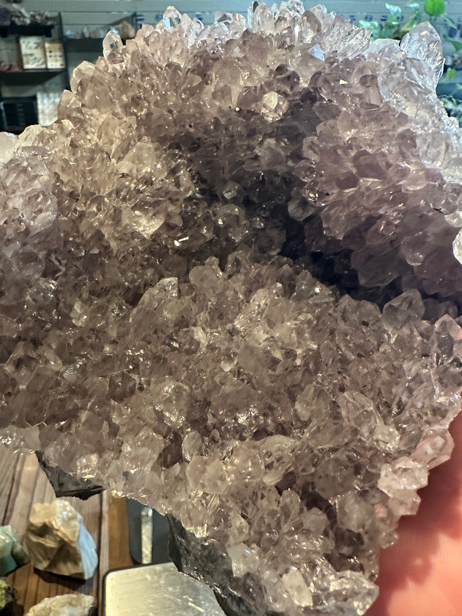 Lavender Frost Amethyst Cluster | Large Crystal Display Specimen | 72 oz — image 1