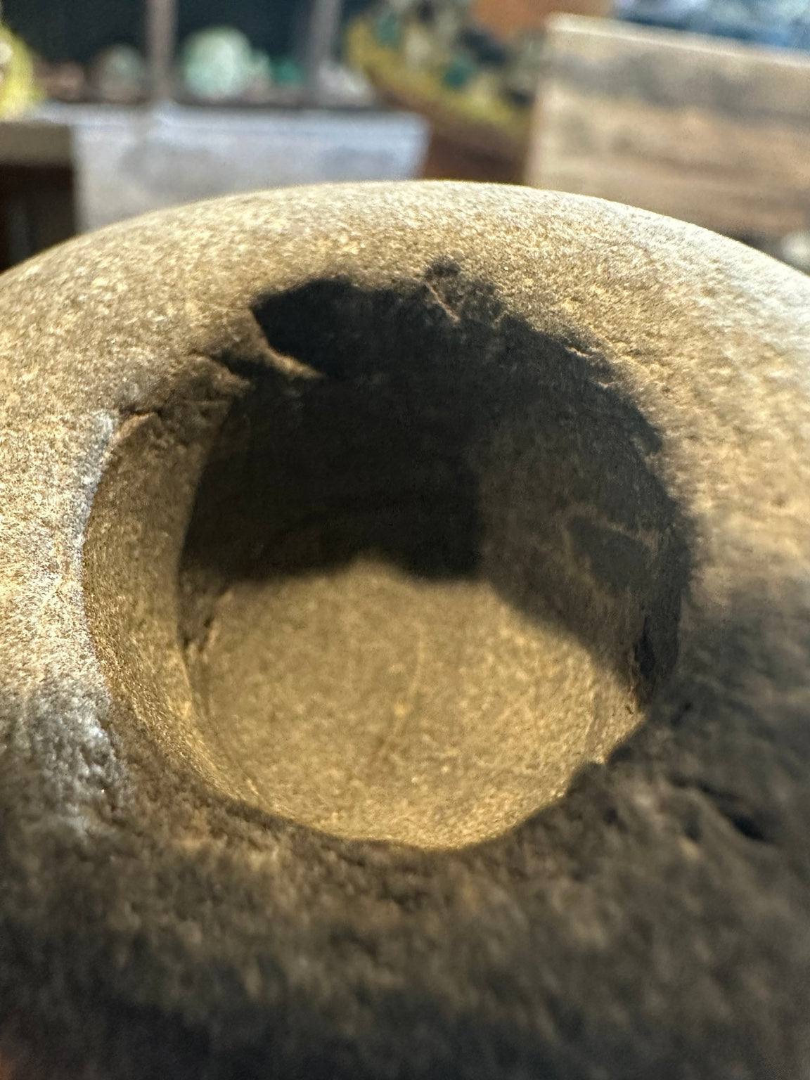 American River Native cup mortar interior