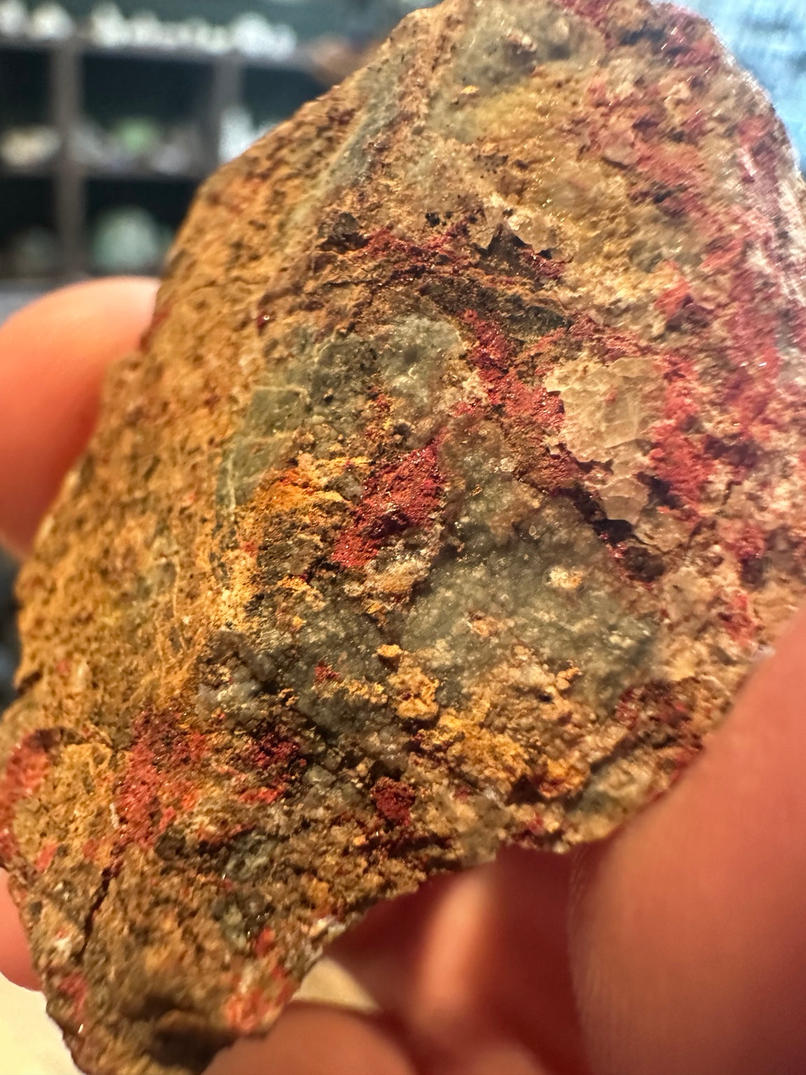 Nevada cinnabar in matrix