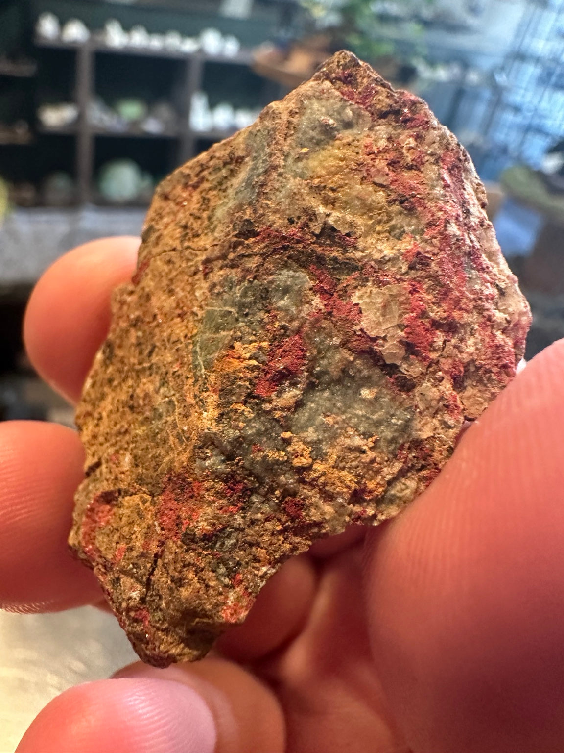 Nevada cinnabar mineral detail