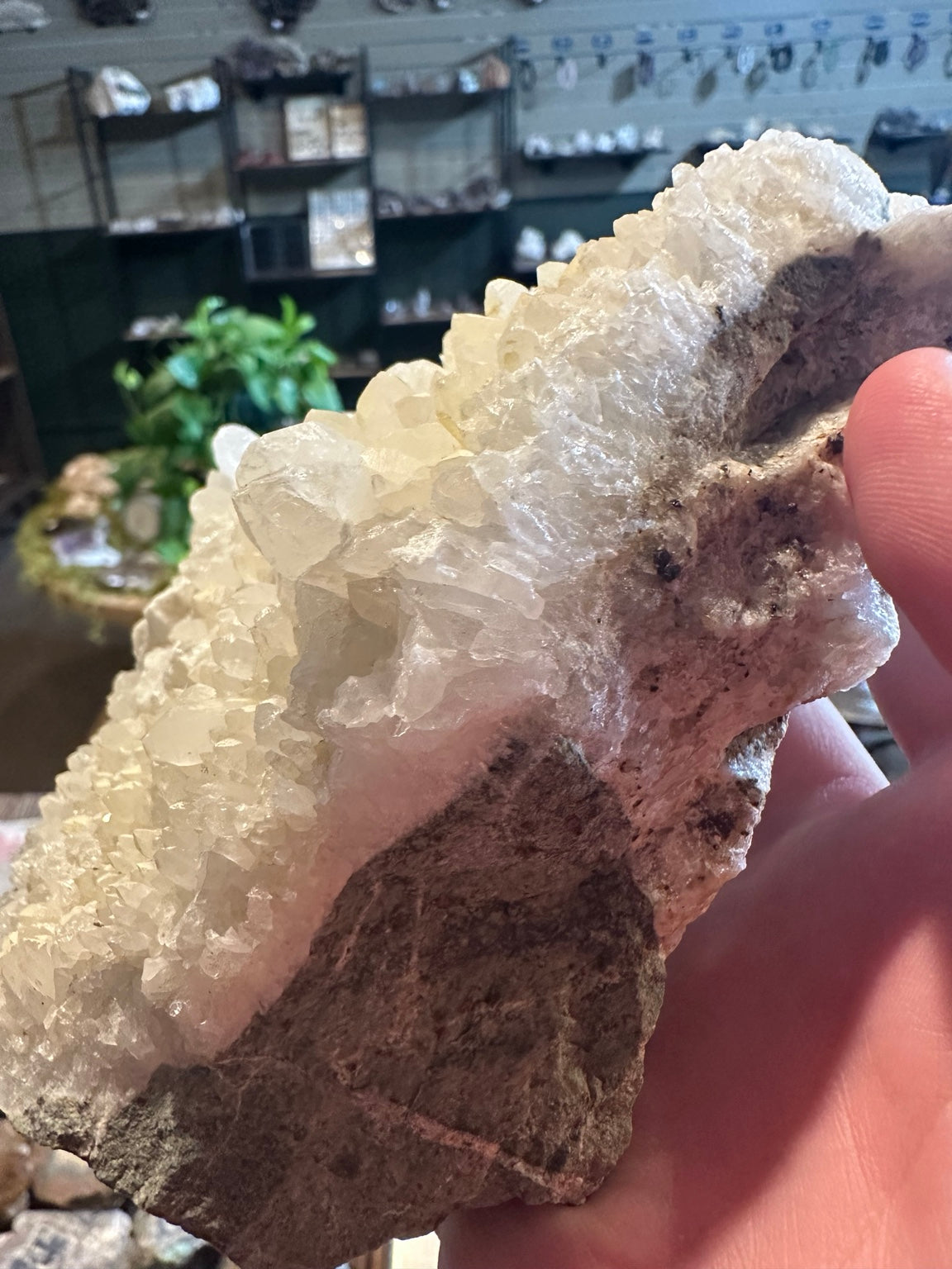 Calcite crystal cluster from Virginia City, Nevada, 33.2 oz — view 5