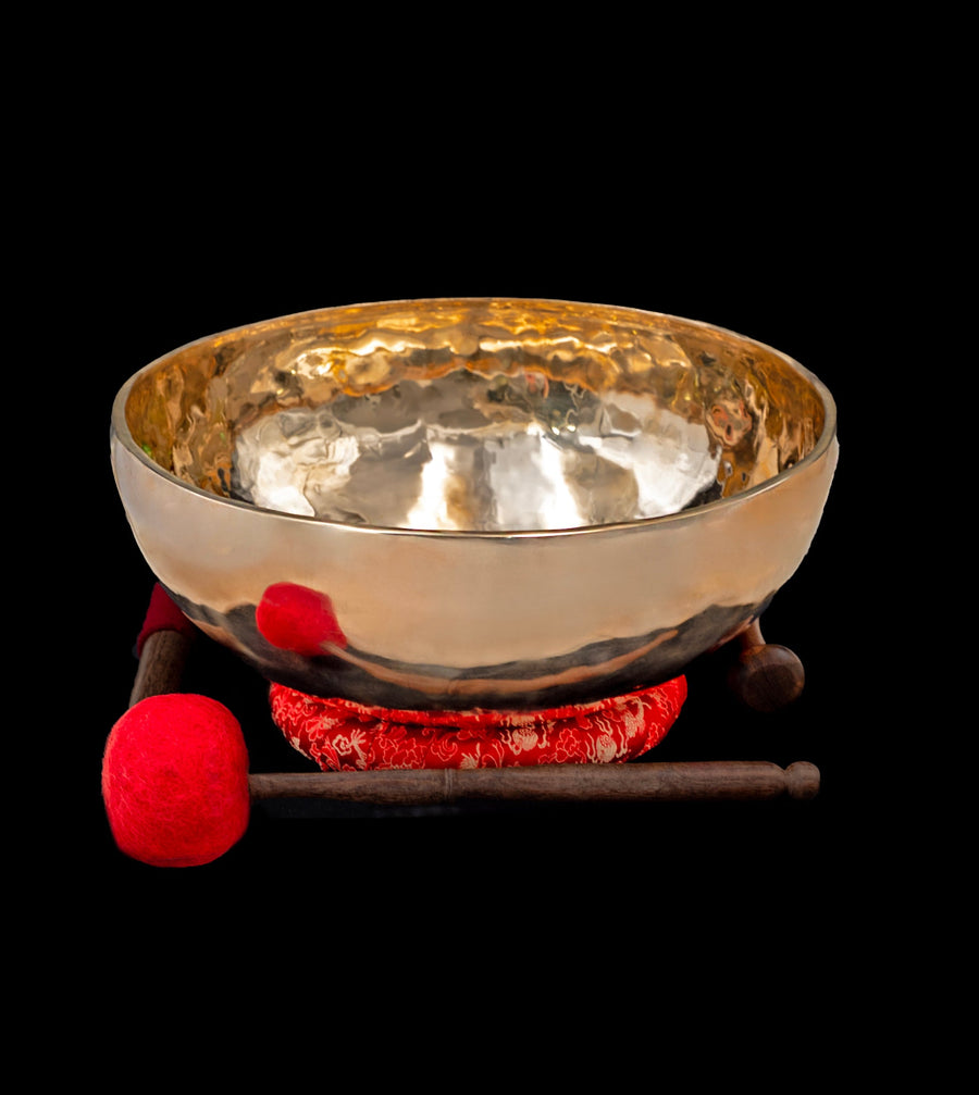 New Jambati Singing Bowl E2 82Hz (Near Concert Pitch) 14.5" N16279