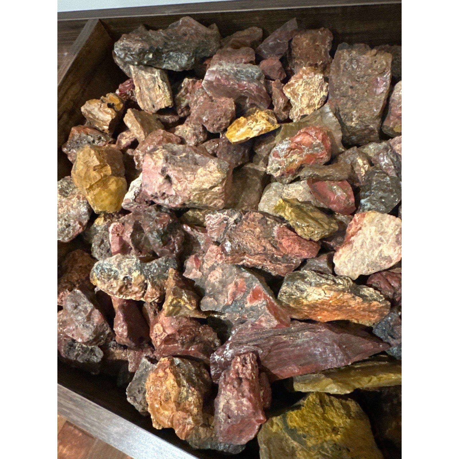 Bulk Red Jasper Rough Stone 1 lb – Select Lapidary Rock – Tumbling (5-9 Peices)