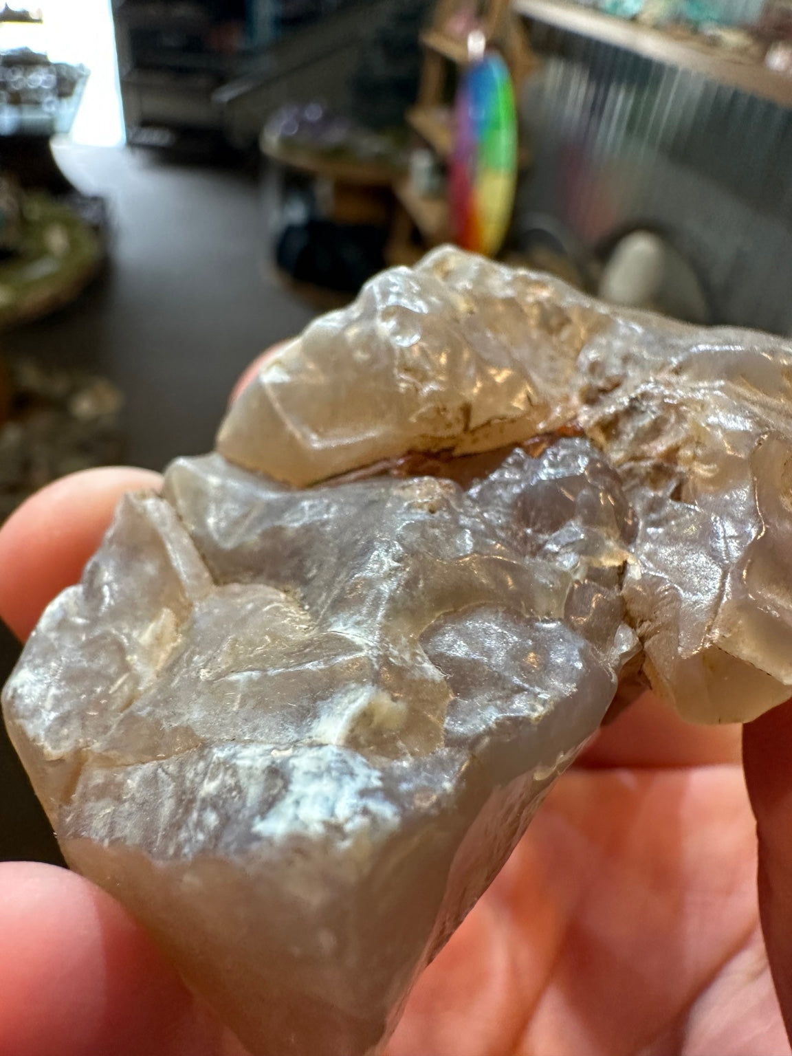 African lavender chalcedony 4.2 oz rough mineral specimen photo 2