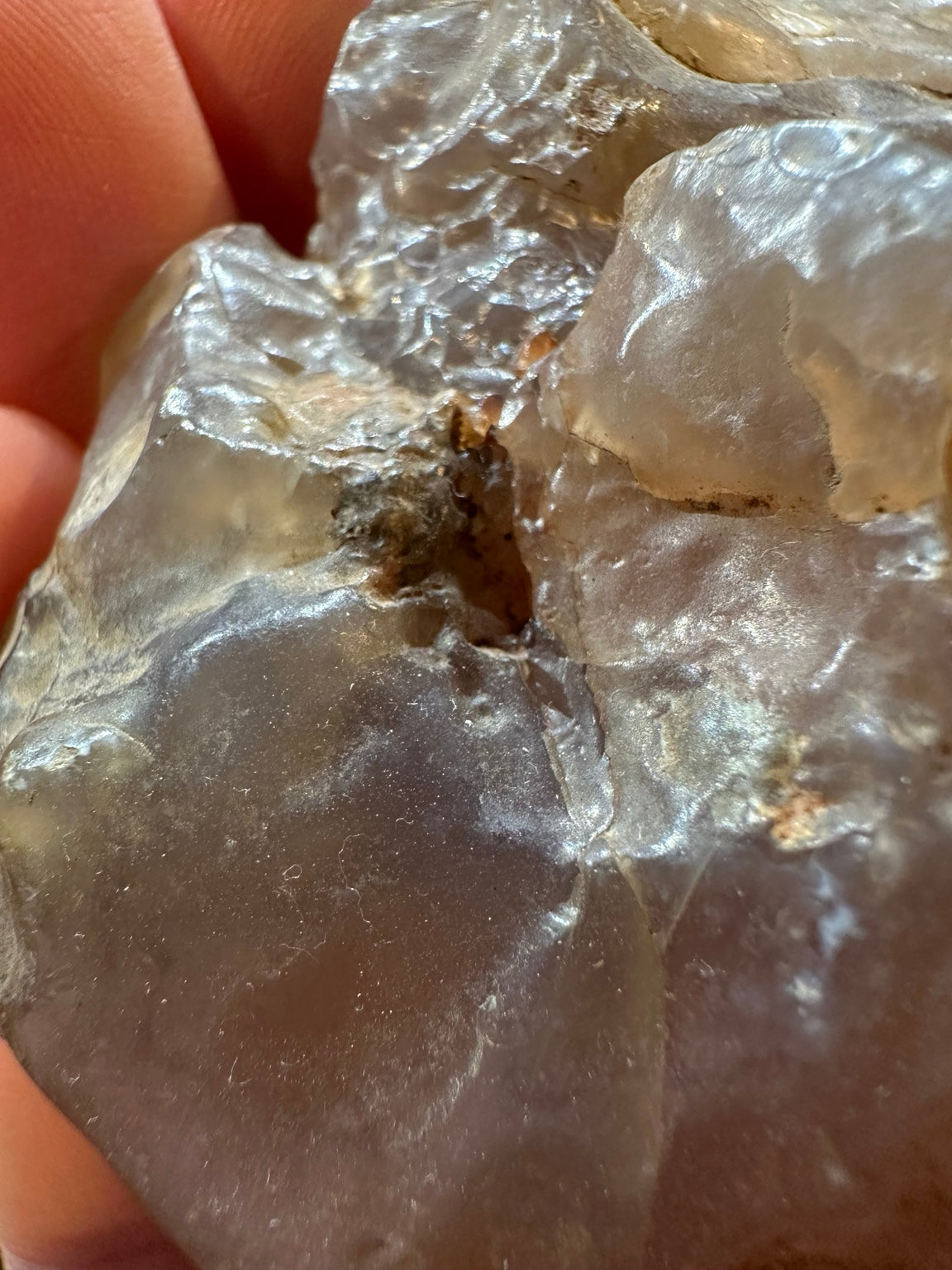 African lavender chalcedony 4.2 oz rough mineral specimen photo 3