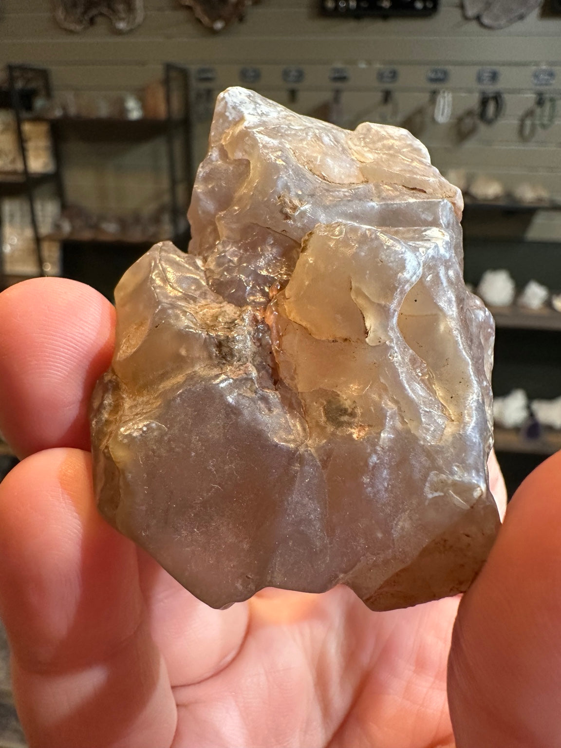 African lavender chalcedony 4.2 oz rough mineral specimen photo 4