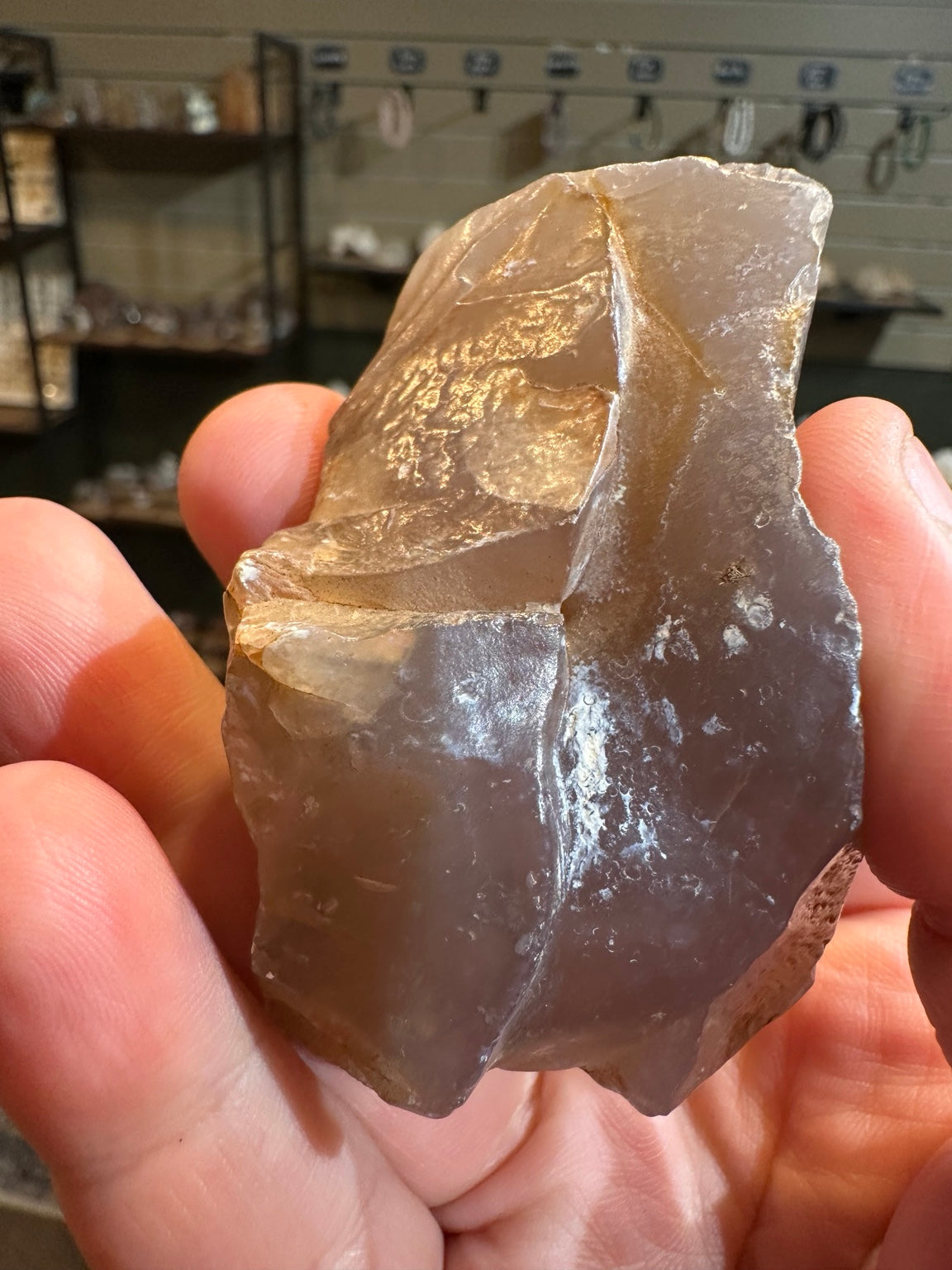 African lavender chalcedony 4.2 oz rough mineral specimen photo 5