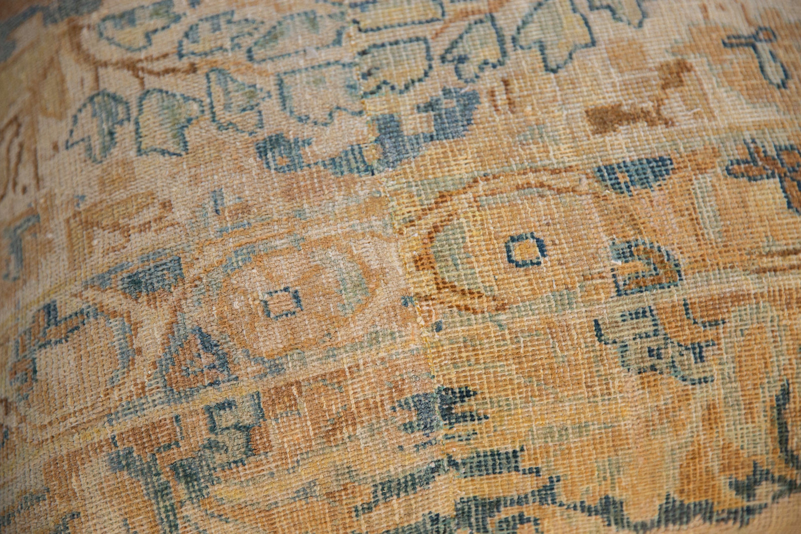Vintage Persian Rug Ottoman Coffee Table