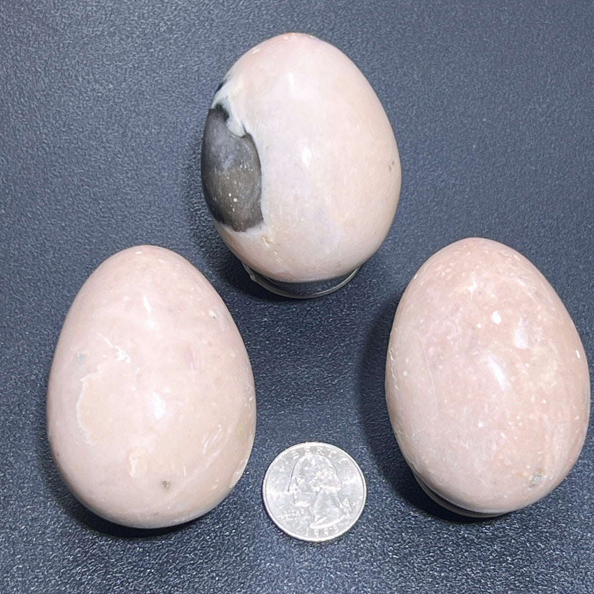 Light Pink Opal Egg Carving Wholesale