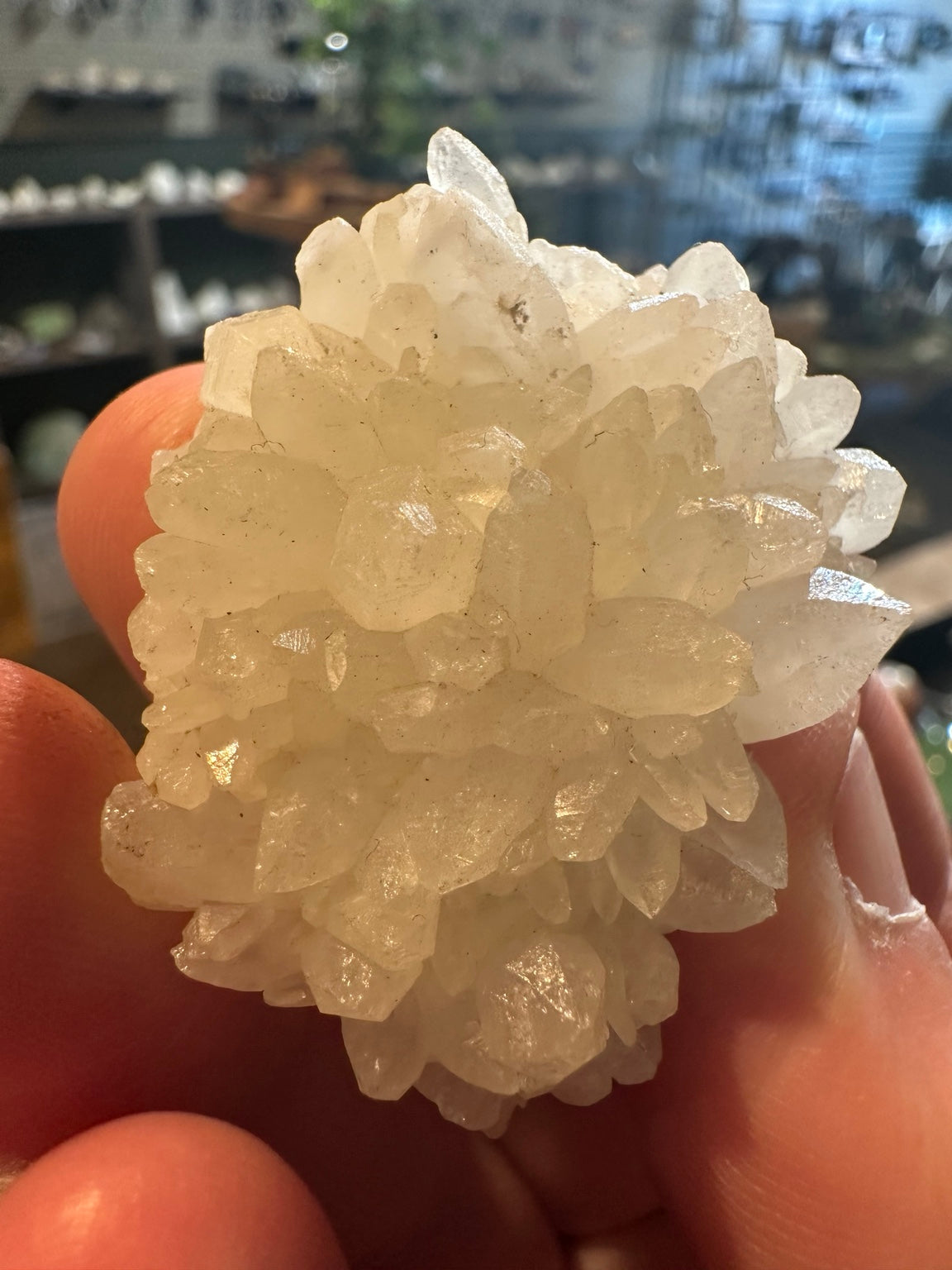 Exact Brazilian quartz crystal cluster, 1.1 oz — view 2