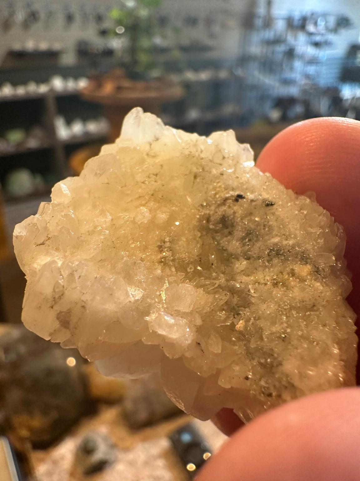 Exact Brazilian quartz crystal cluster, 1.1 oz — view 3