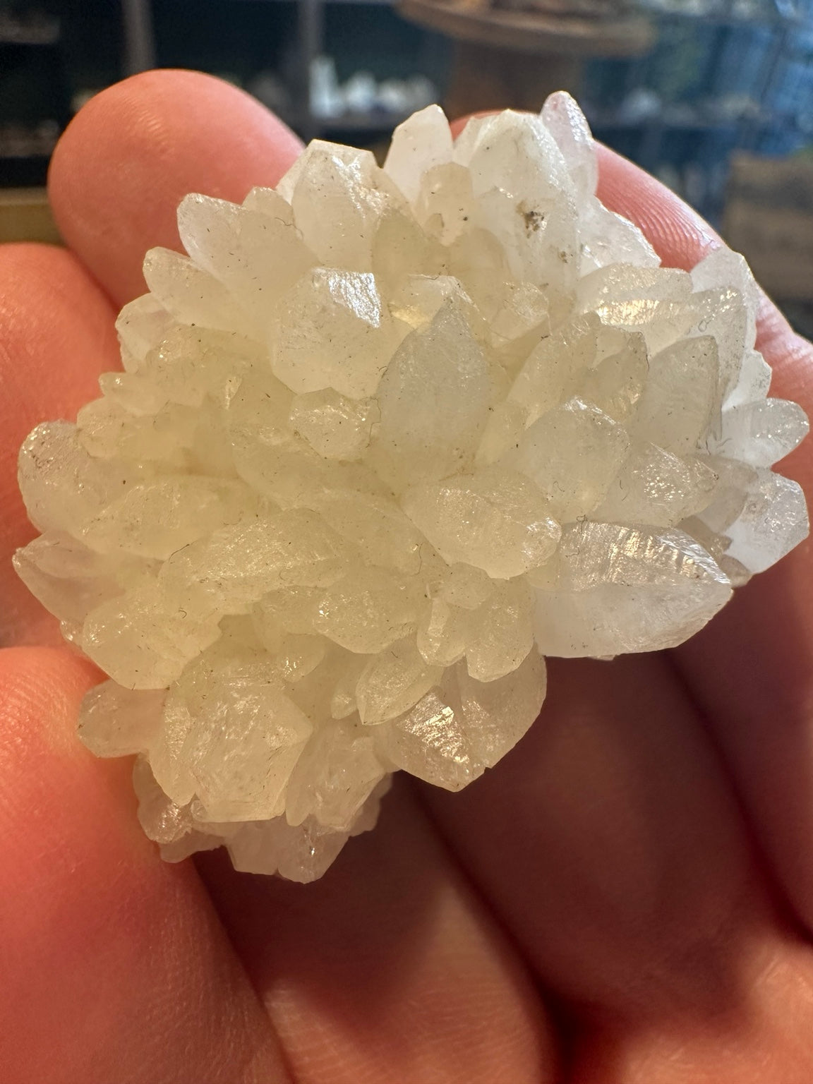 Exact Brazilian quartz crystal cluster, 1.1 oz — view 5