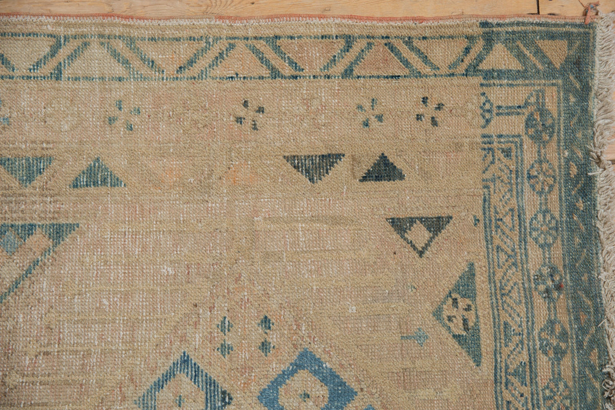 3.5x11 Vintage Distressed Northwest Persian Rug Runner