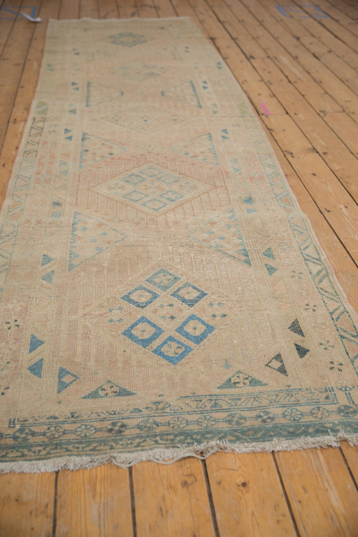 3.5x11 Vintage Distressed Northwest Persian Rug Runner