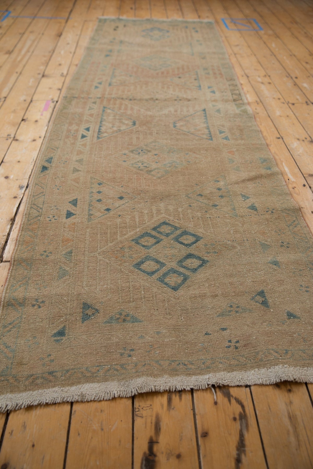 3.5x11 Vintage Distressed Northwest Persian Rug Runner