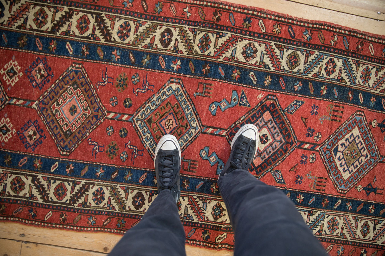 3x14.5 Antique Northwest Persian Rug Runner