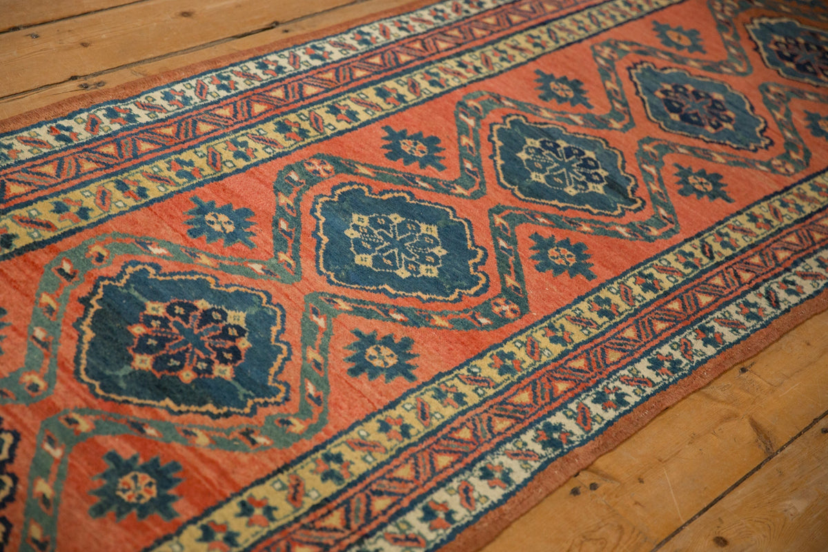 3.5x11.5 Antique Northwest Persian Rug Runner