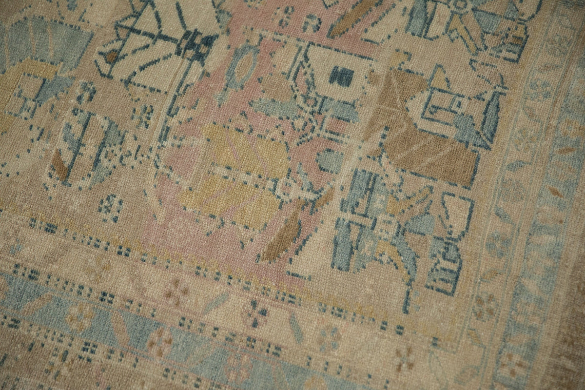 5x13.5 Vintage Distressed Northwest Persian Rug Runner