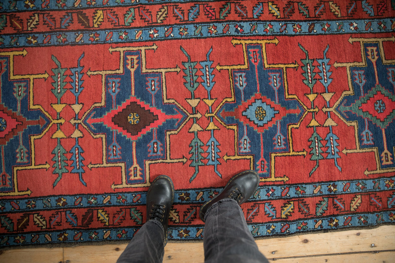 3.5x14 Antique Northwest Persian Rug Runner