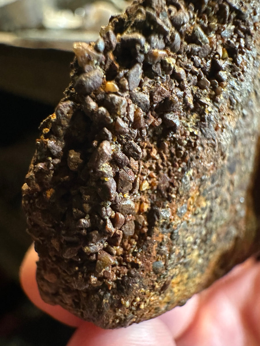 Magnetic iron rich rock or slag candidate 4 ounce Mendocino Coast California specimen photo 1