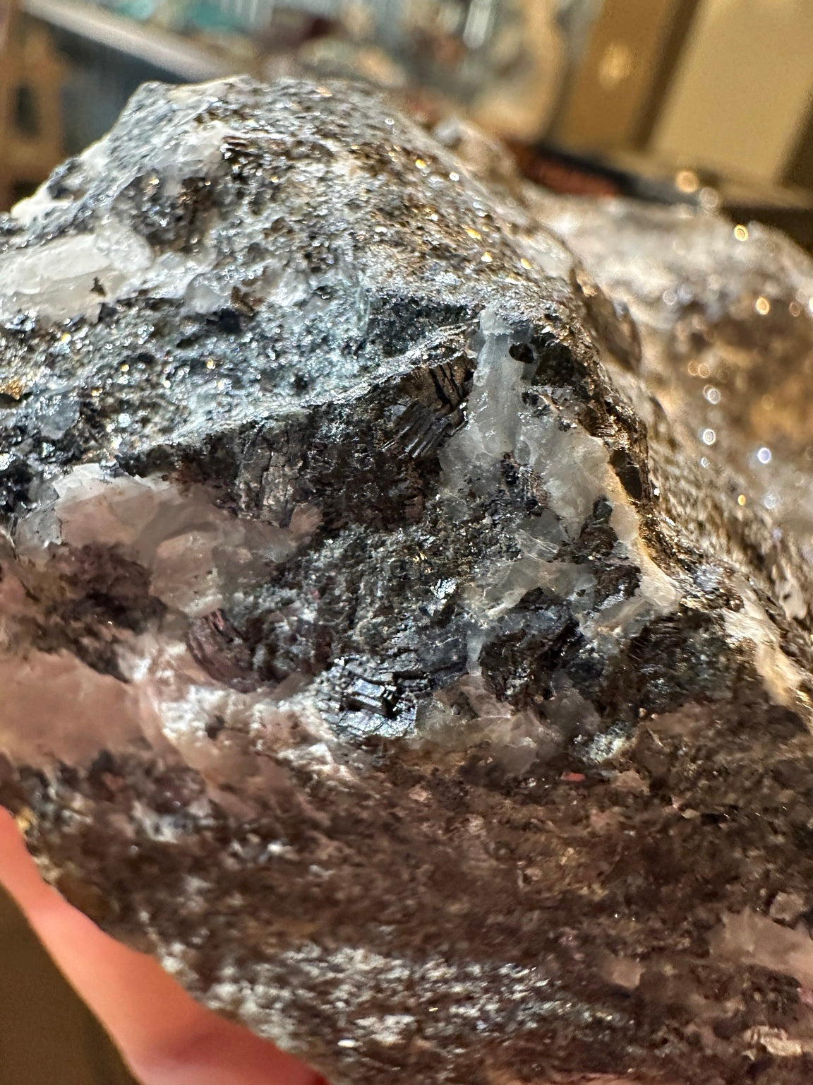 Galena and pyrite mineral specimen from Mexico, 46.4 oz — view 2