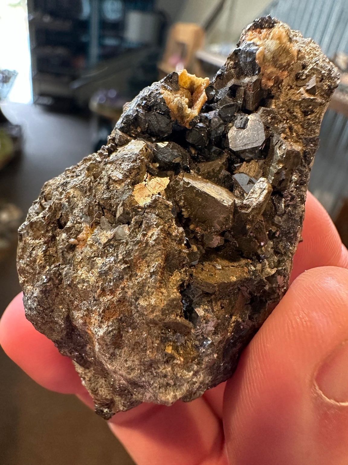 Mexican galena pyrite sphalerite candidate mineral cluster 2.6 oz, photo 2