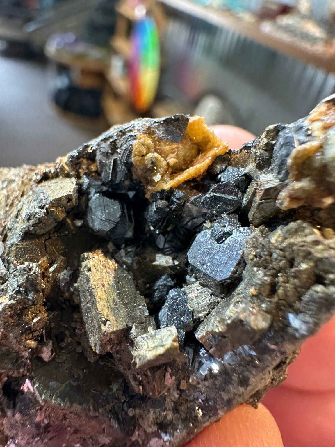 Mexican galena pyrite sphalerite candidate mineral cluster 2.6 oz, photo 3