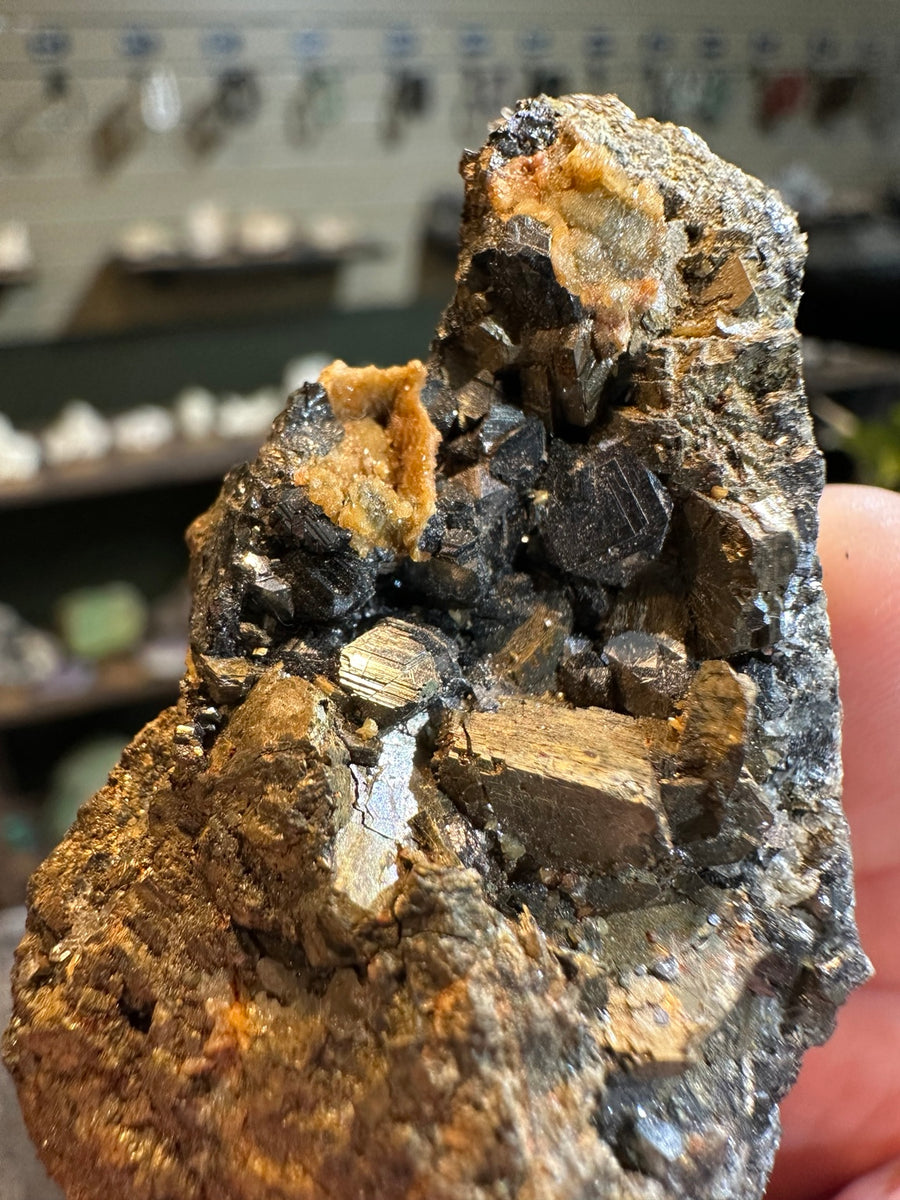 Mexican galena pyrite sphalerite candidate mineral cluster 2.6 oz, photo 1