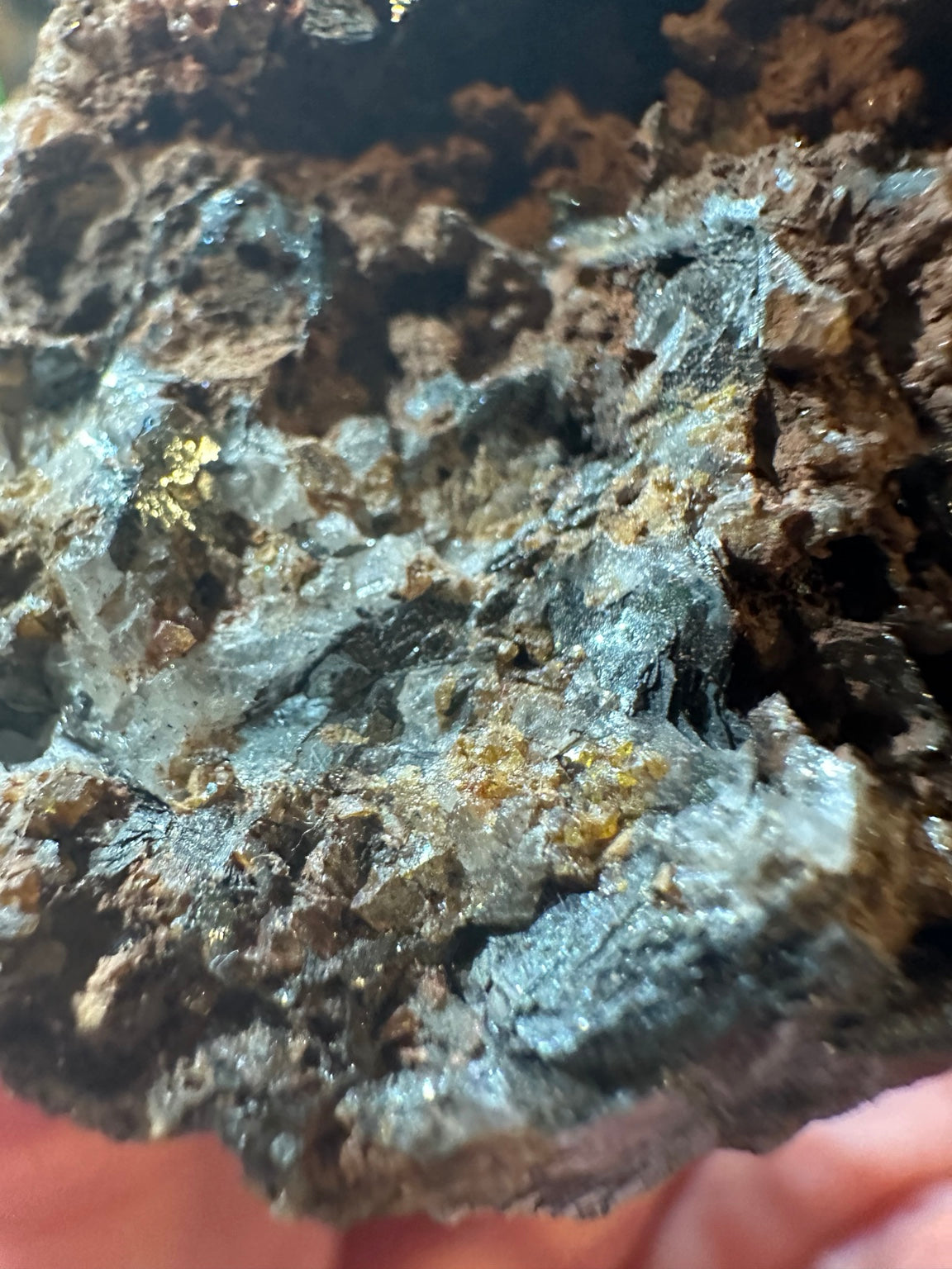 Nevada goethite-rich iron oxide 6.9 ounce mineral specimen, view 3