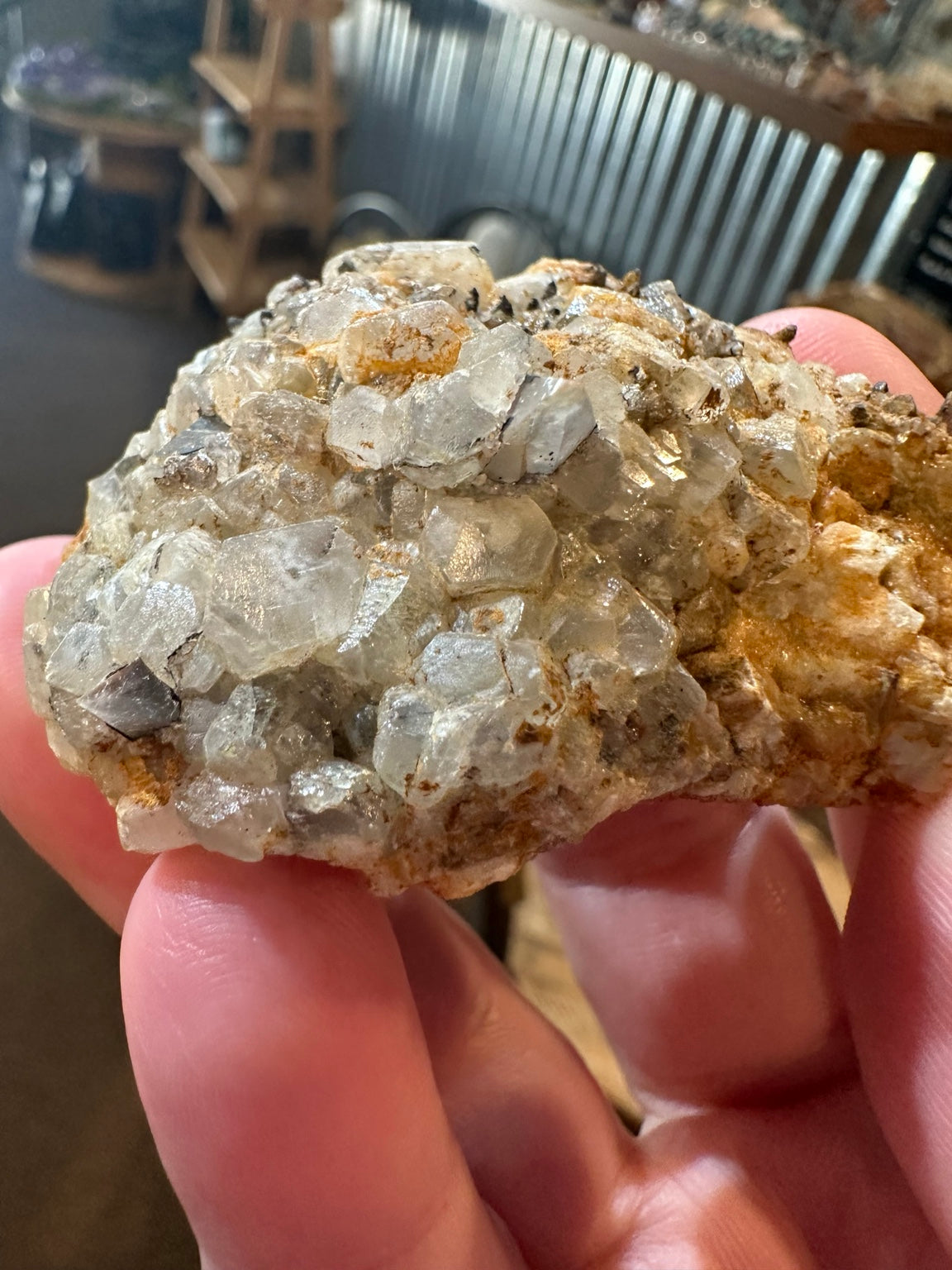 Nevada 2.5 oz translucent mineral crystal cluster, specimen photo 1