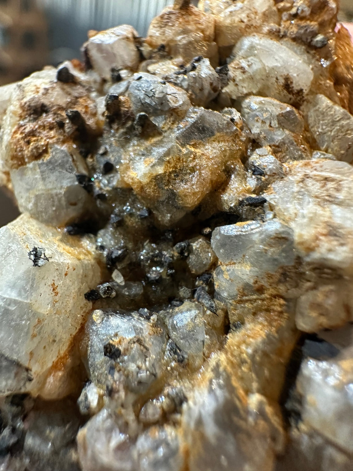 Nevada 2.5 oz translucent mineral crystal cluster, specimen photo 3