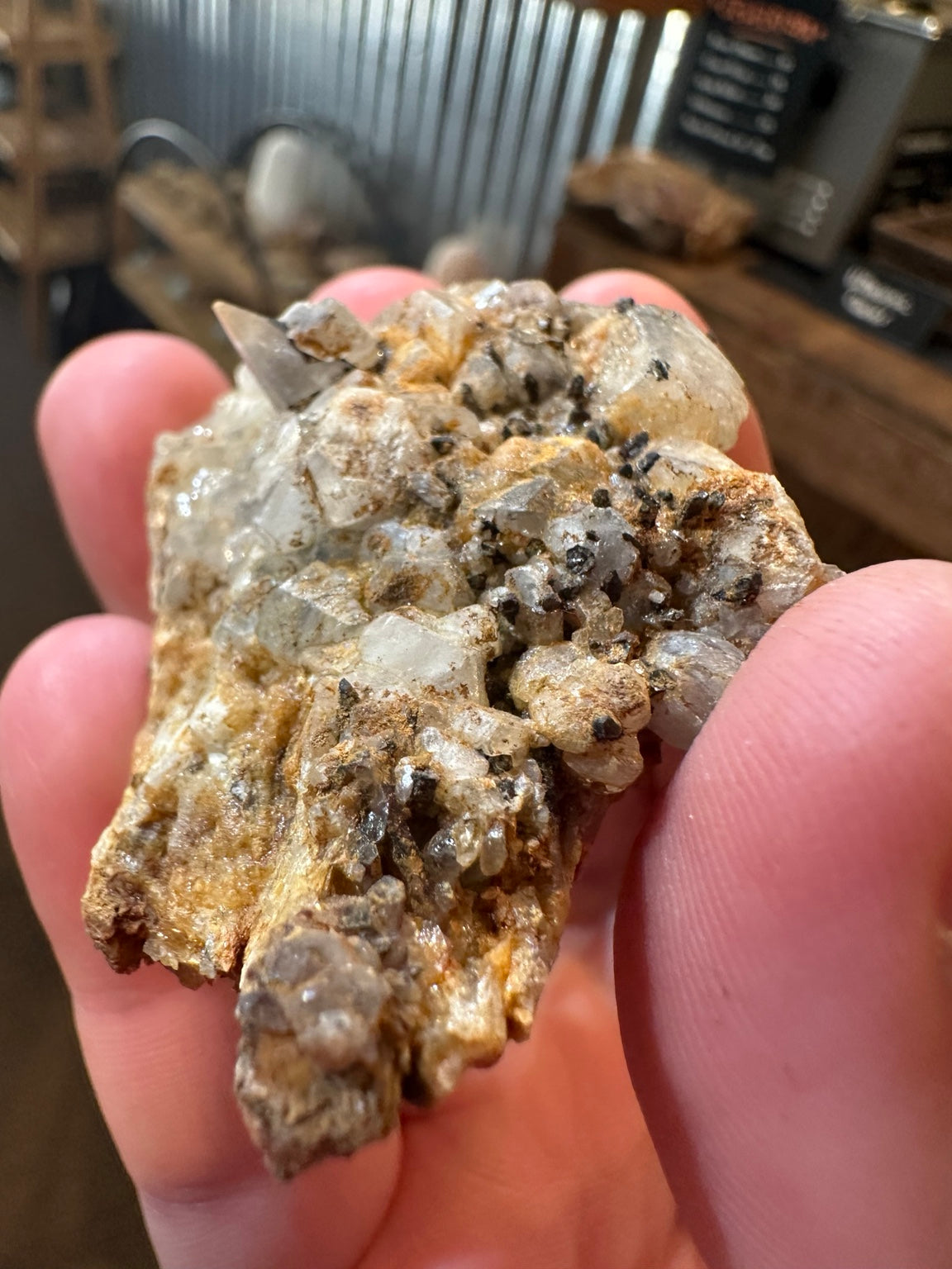Nevada 2.5 oz translucent mineral crystal cluster, specimen photo 4