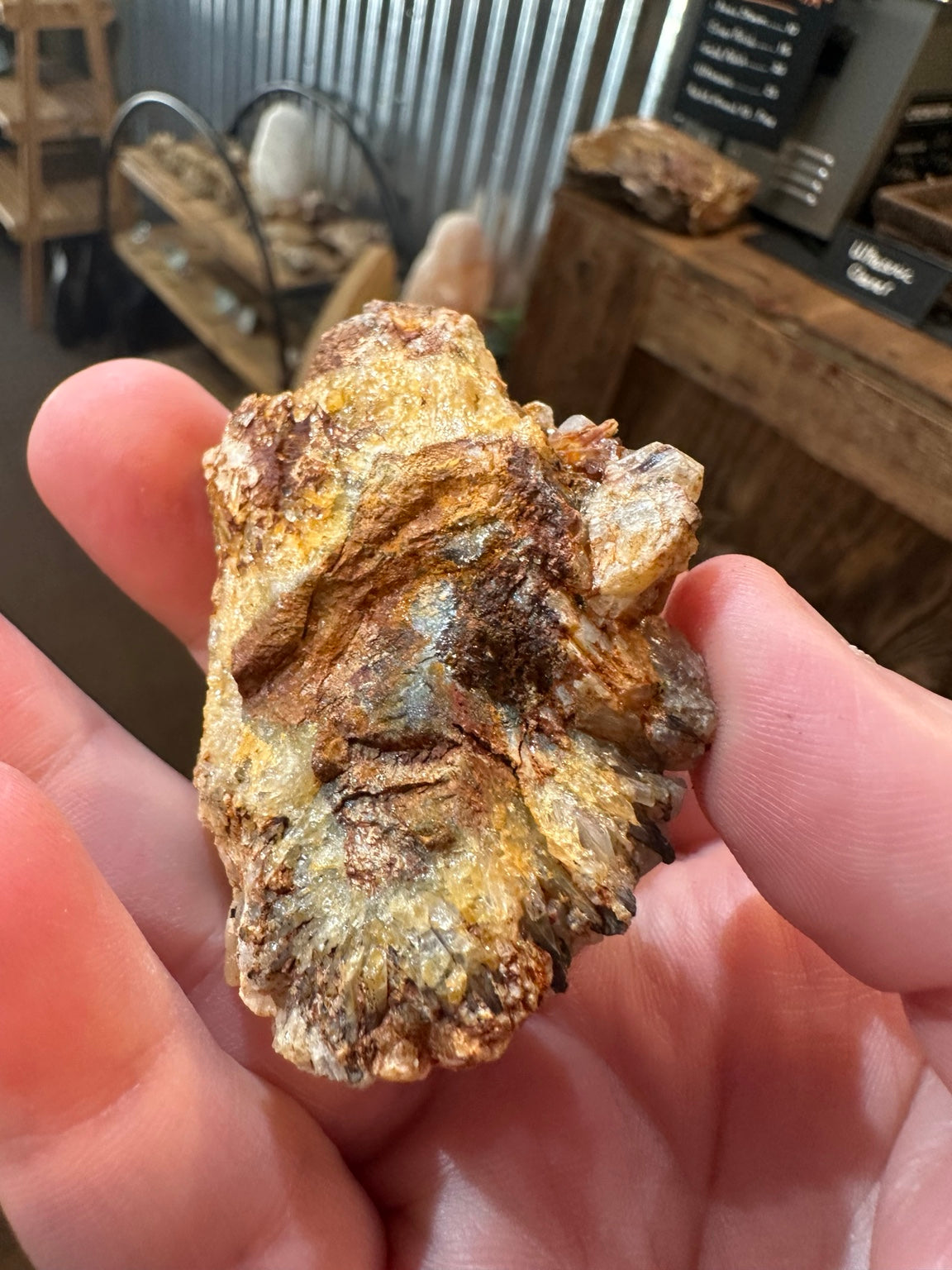Nevada 2.5 oz translucent mineral crystal cluster, specimen photo 5