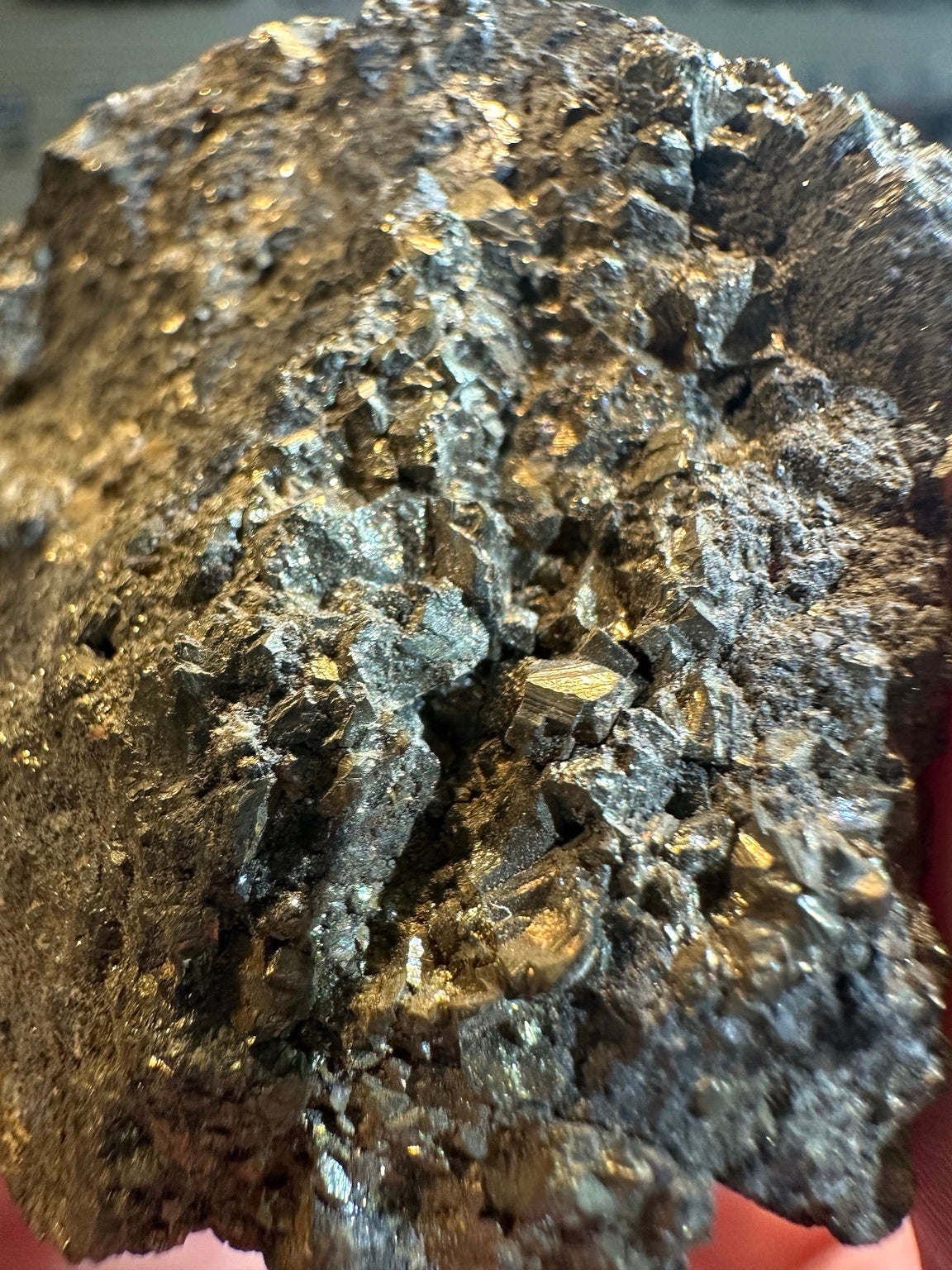 Nevada pyrite crystal matrix specimen, 8 oz — view 4