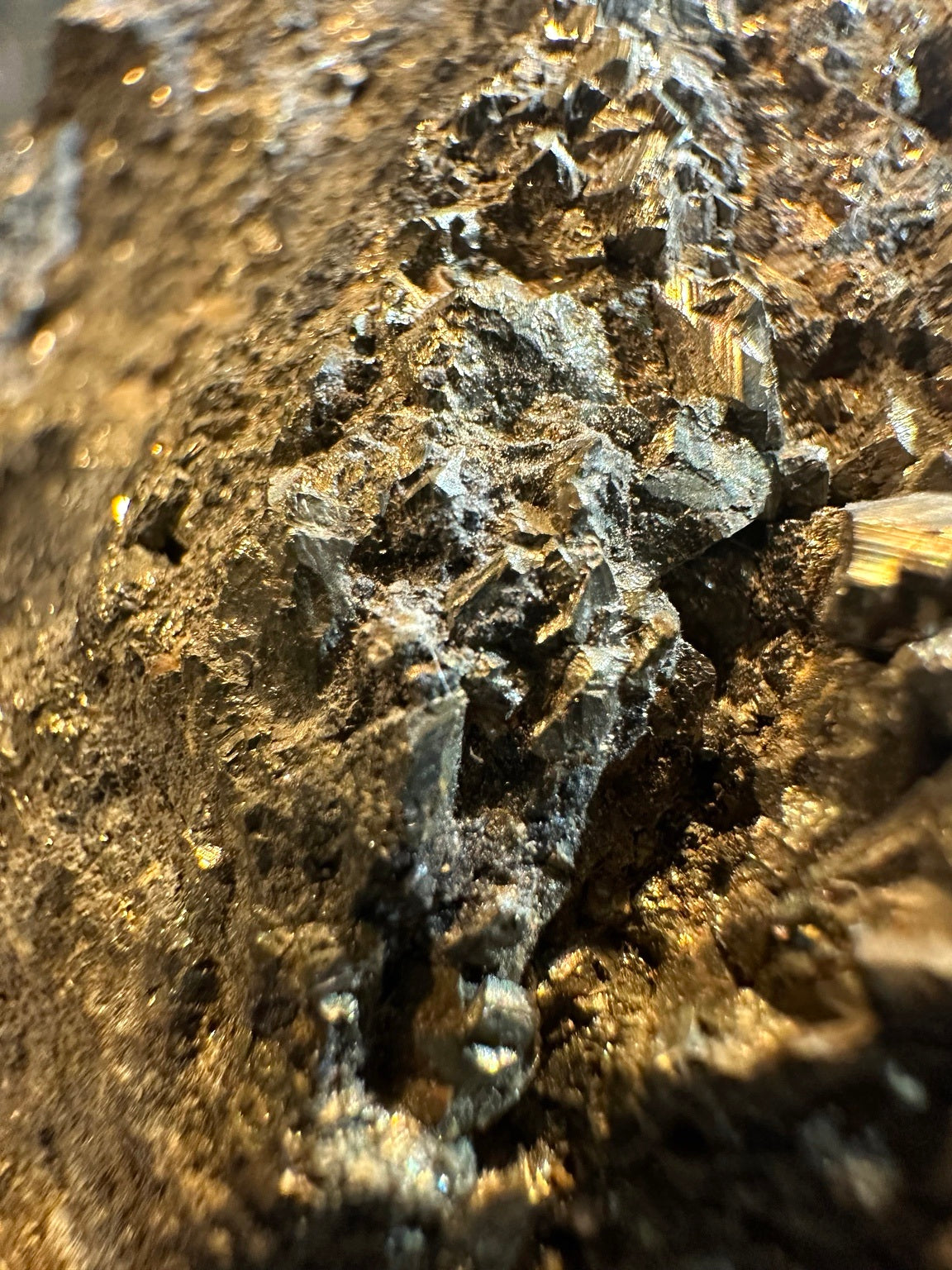Nevada pyrite crystal matrix specimen, 8 oz — view 5