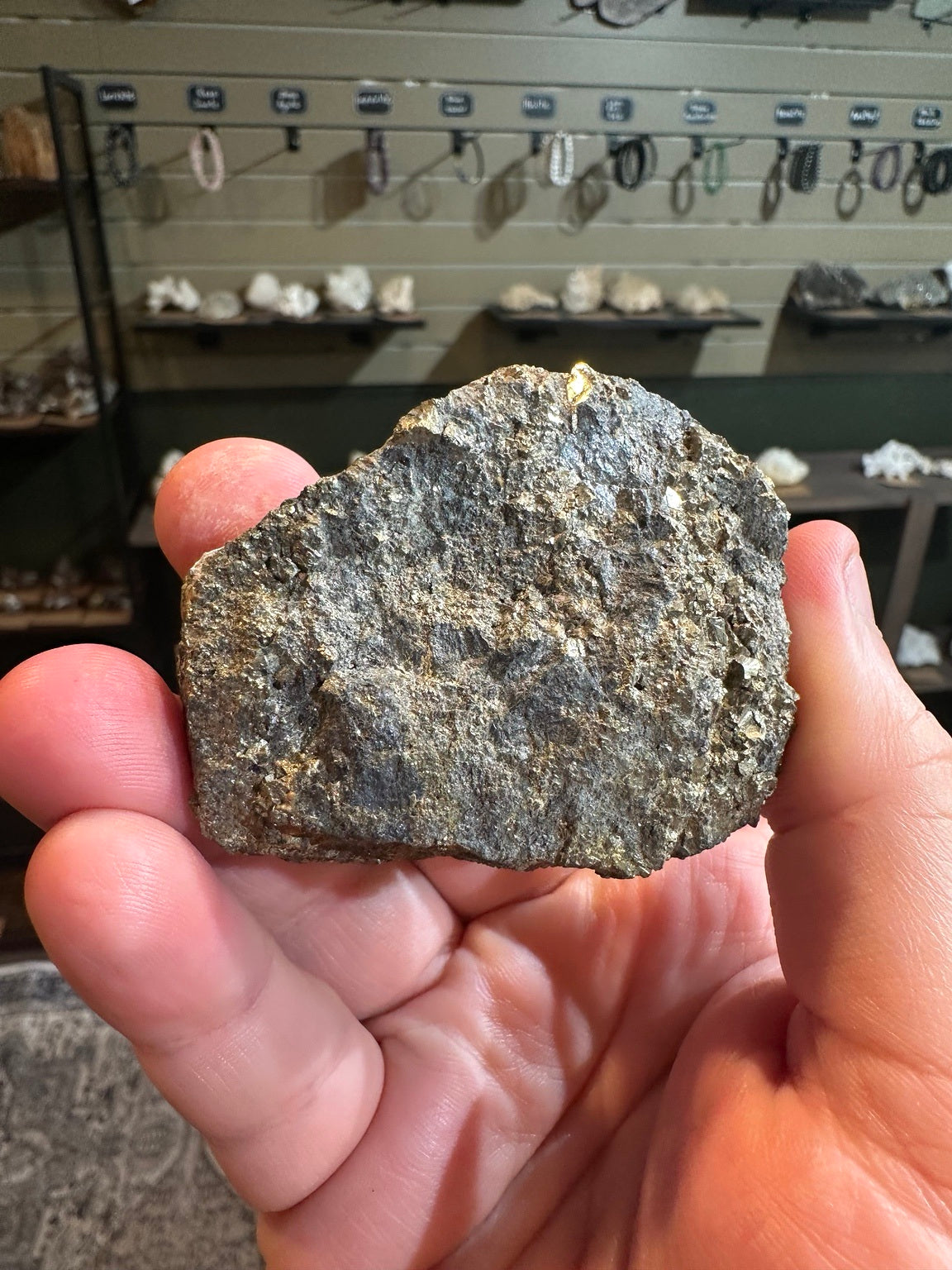 Nevada pyrite crystal matrix specimen, 8 oz — view 6