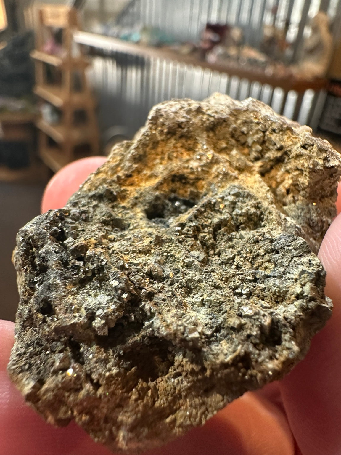 Exact Utah galena, pyrite, and sphalerite specimen, 2.3 oz — view 1